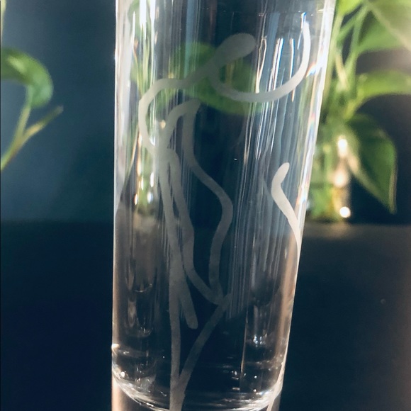 Female Line Art Etched Shot Glasses set of 4 - Picture 10 of 10